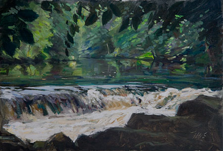 Painting | A bend in the river