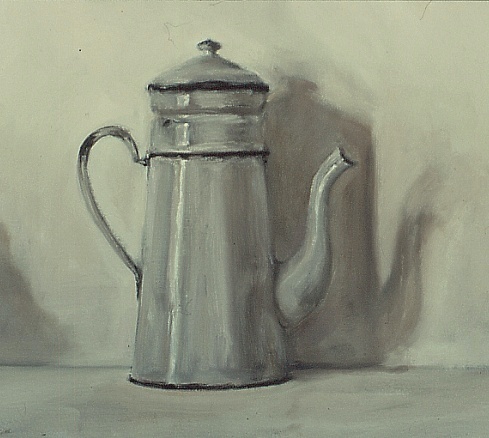 Painting of Still life with cafetiere