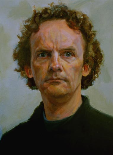 Self portrait with Red Shoes (detail) 