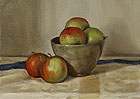 bowl with apples